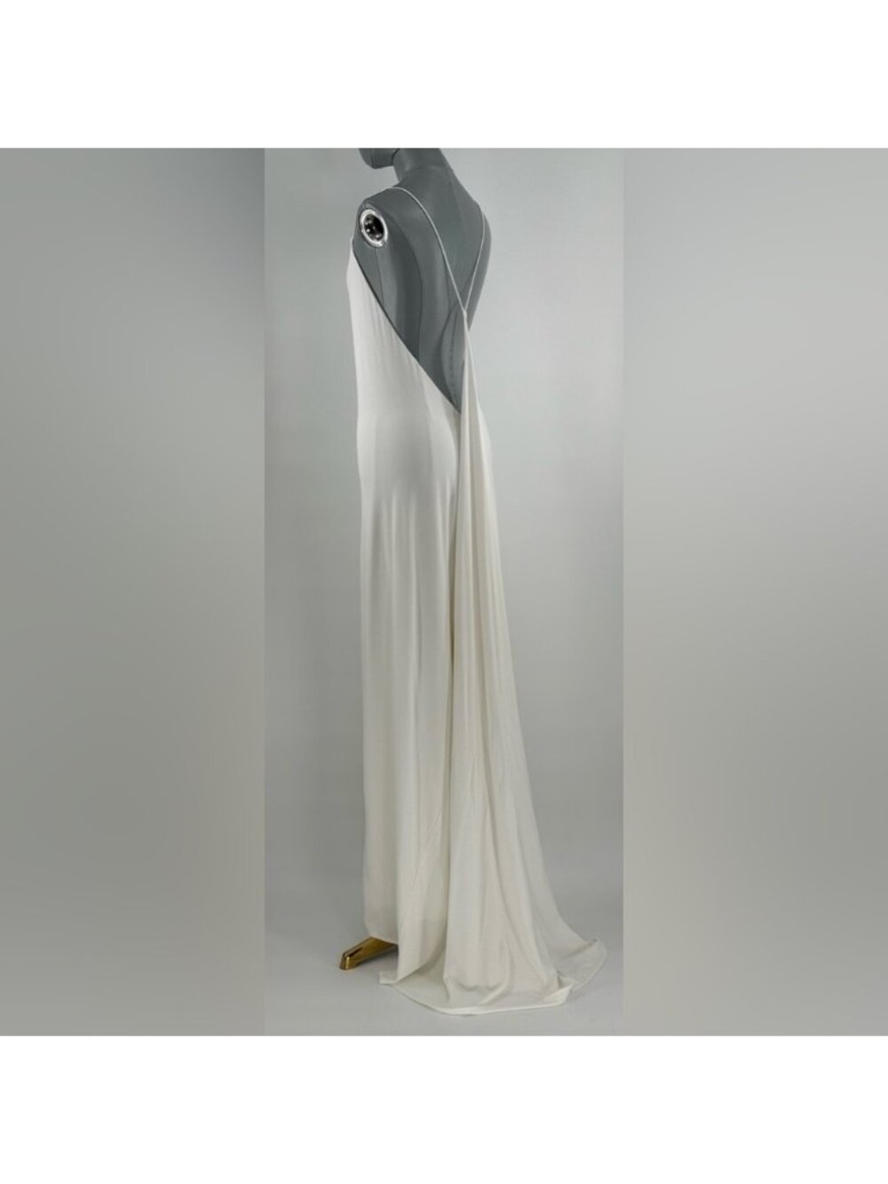 🆕 RAT & BOA 🧿 NWOT Amora Back Draped Jersey Dress, White - Sz XS - Picture 4 of 14